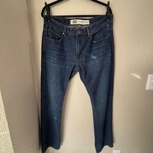 MBX Denim Slim Straight Blue Wash Jeans Size 34x30